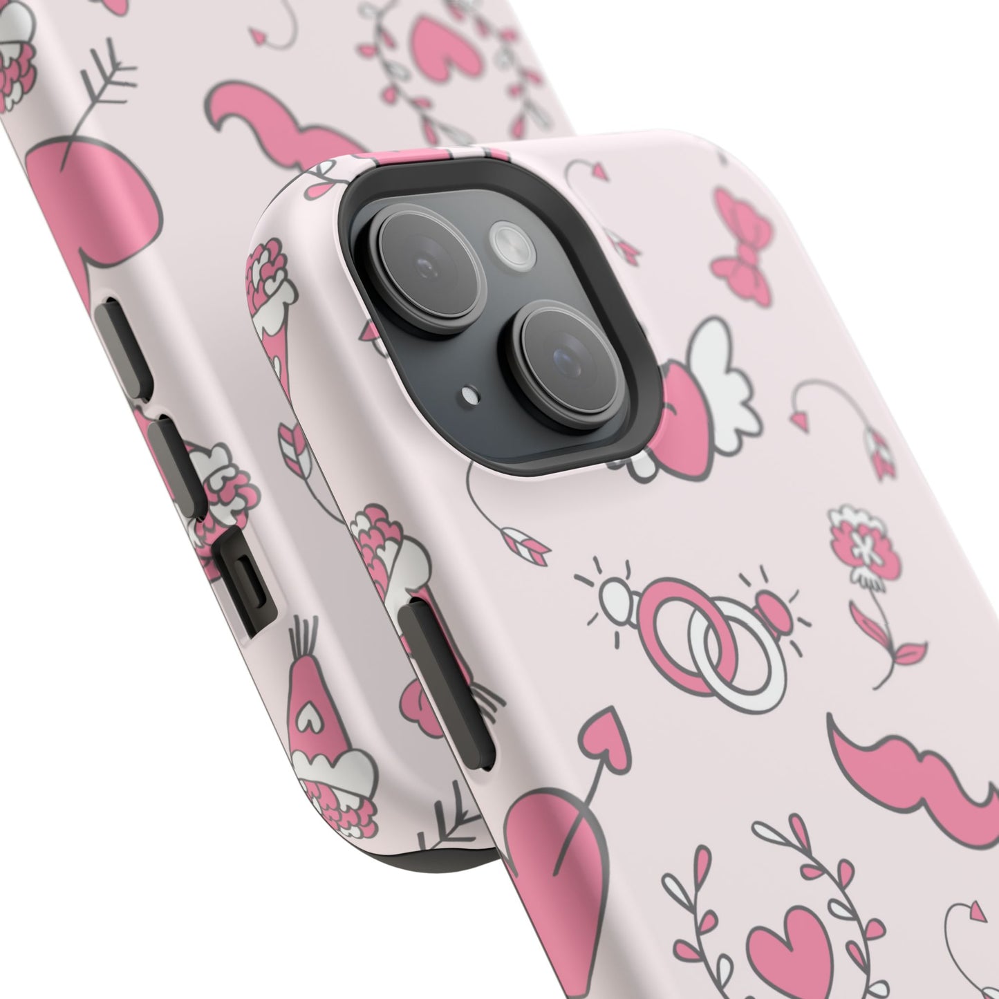 Pink Love Icons MagSafe Case