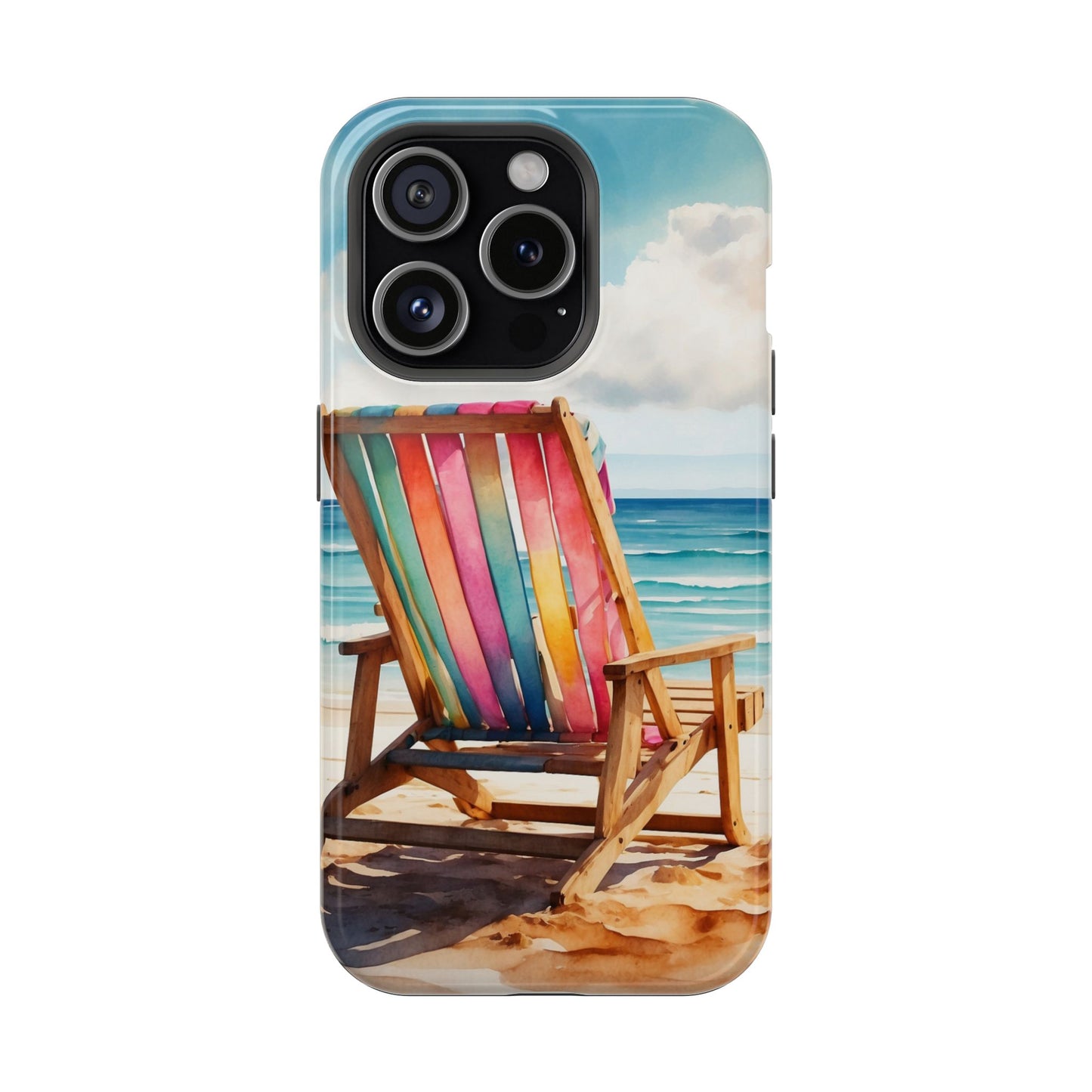 Vibrant Beach Escape MagSafe iPhone Case – Summer Vibes Design