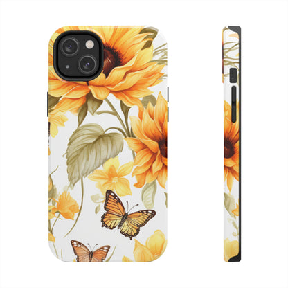 Sunflower & Butterfly Bliss - iPhone Series Case