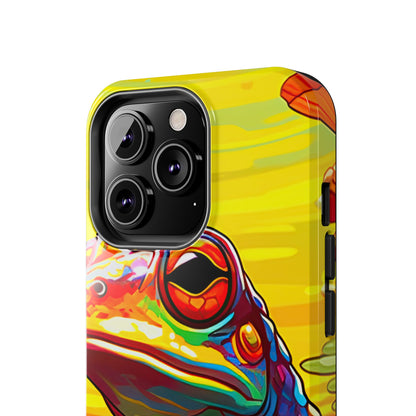 Vibrant Rainbow Frog Design – iPhone Series Case