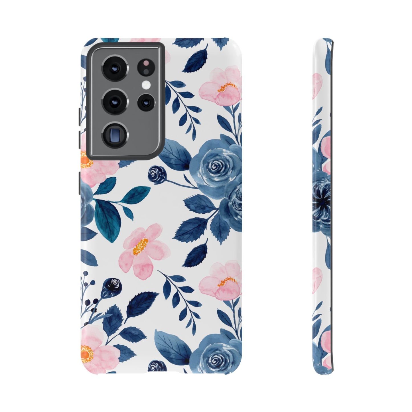 Pastel Garden Charm – Samsung Galaxy Case with Delicate Floral Design