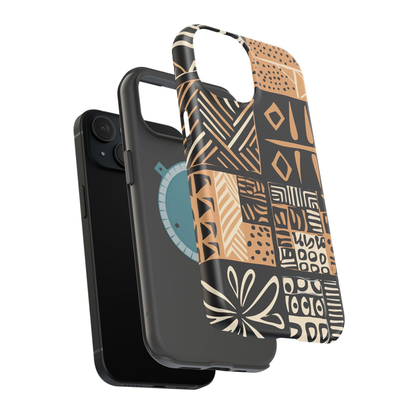 Tribal Geo-Pattern MagSafe Case – Bold Ethnic Design