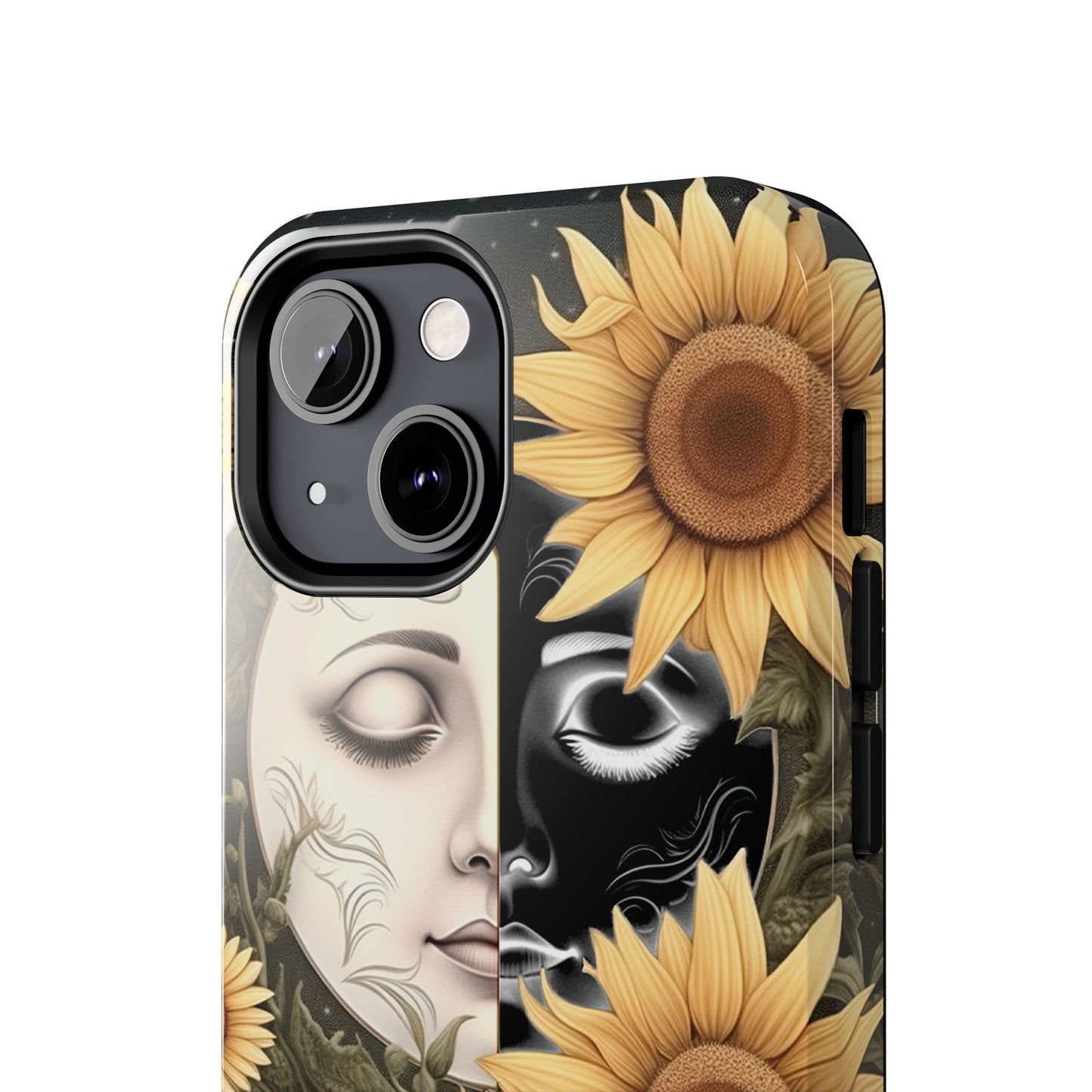 Sunflower Moon and Stars iPhone Case – Ethereal Art