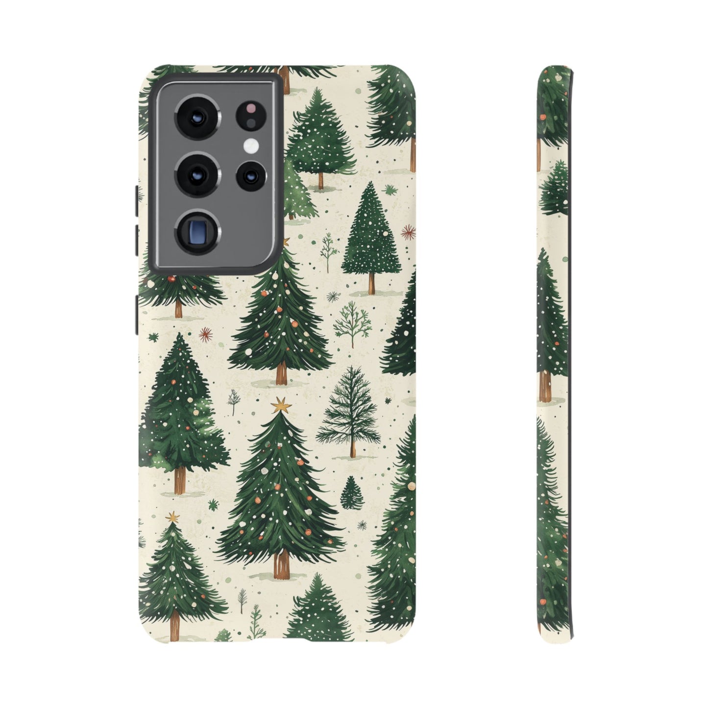 Festive Christmas Tree Forest Pattern – Samsung Galaxy Series Case