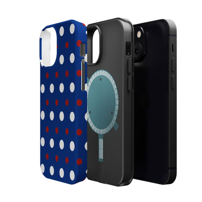 Patriotic Polka Dots – MagSafe iPhone Case