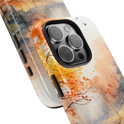 Autumn River Serenity – iPhone Case