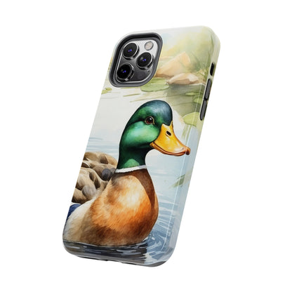 Serene Duck Reflection - iPhone Case