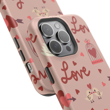 Lovebirds & Swans MagSafe iPhone Case