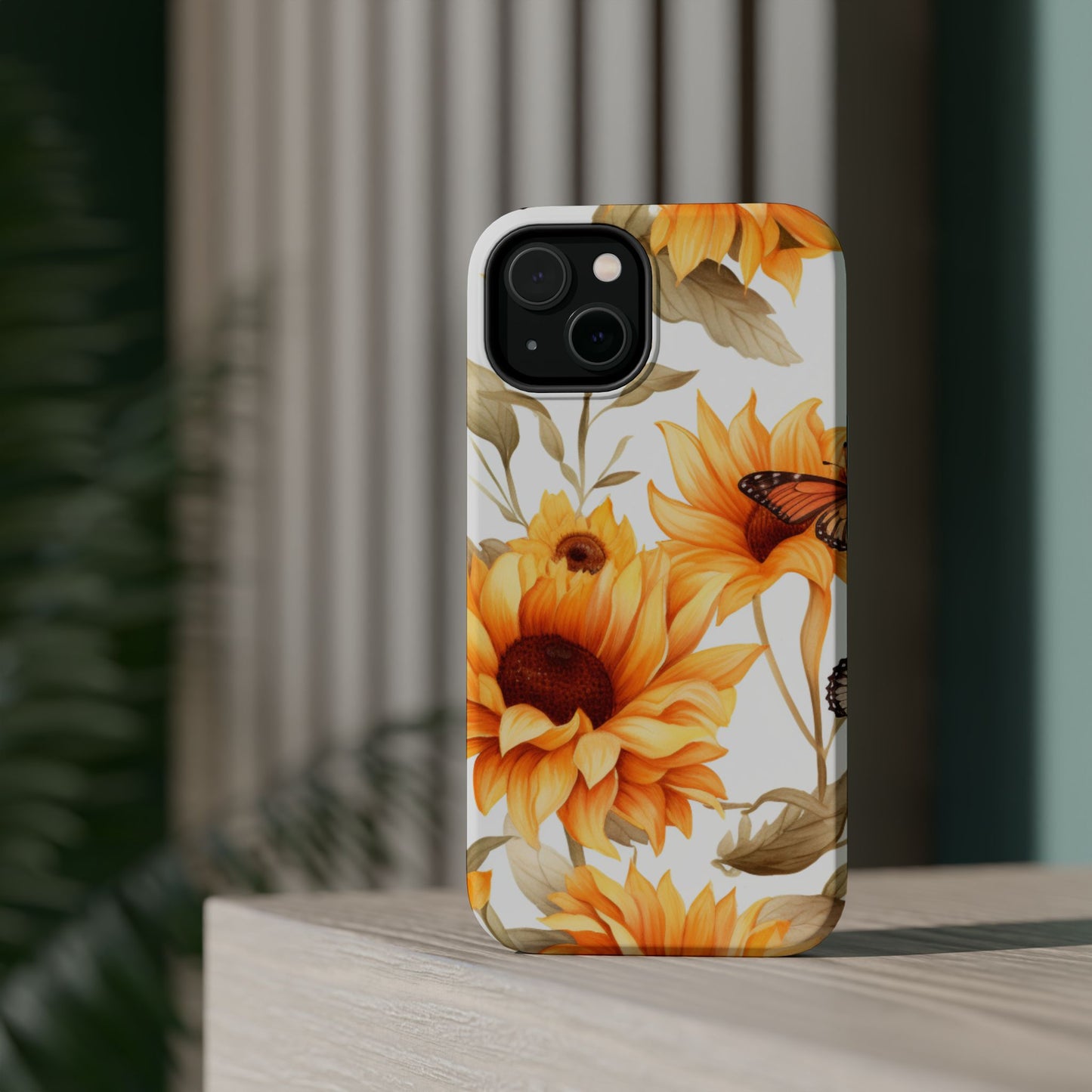 Sunflower & Monarch Garden - MagSafe iPhone Series Case