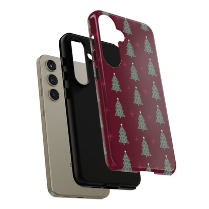 Retro Christmas Tree Pattern – Samsung Galaxy Series Case