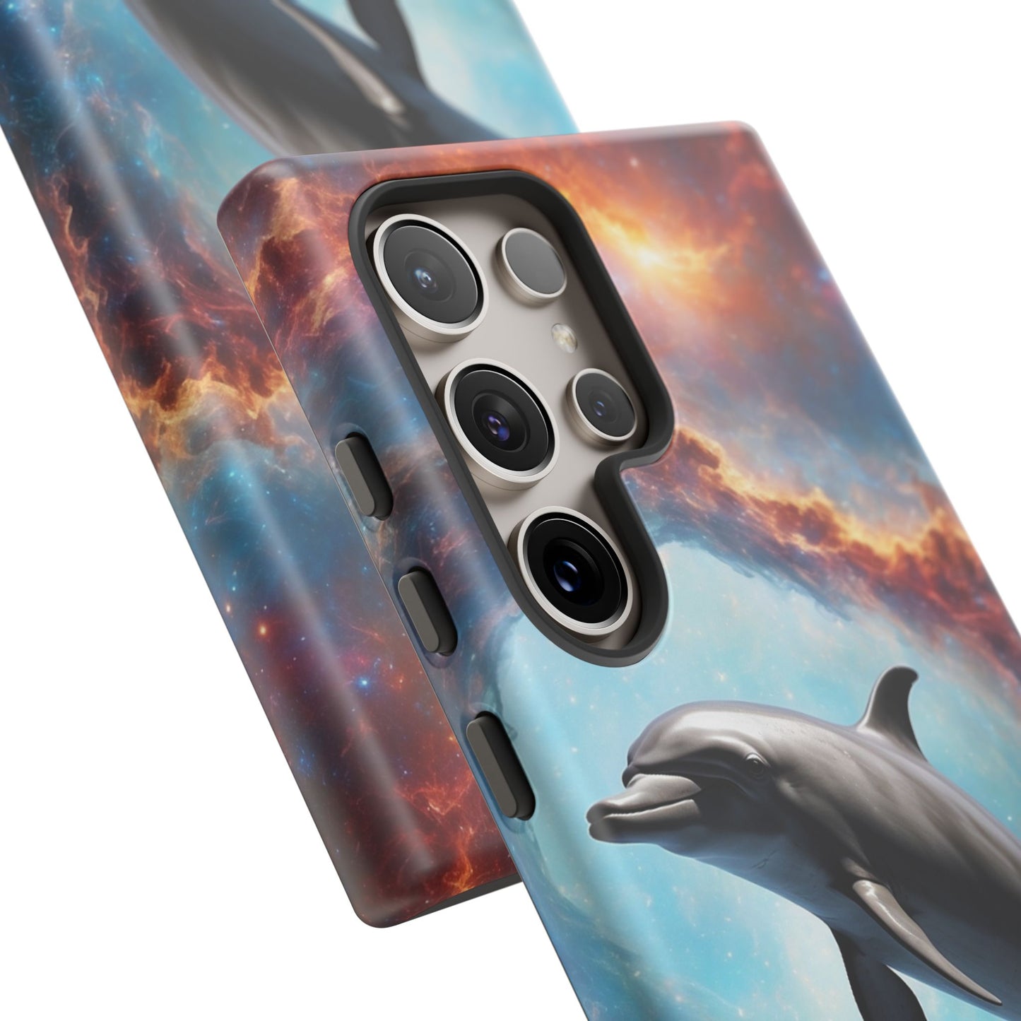 Cosmic Dolphin Space Vibes - Samsung Galaxy Case