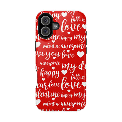 Valentine Words Pattern – MagSafe Case