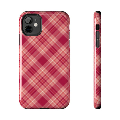 Rustic Red Plaid – iPhone Series Case