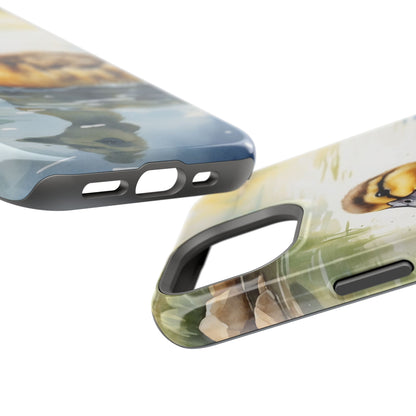 Graceful Duck Reflection – MagSafe iPhone Case