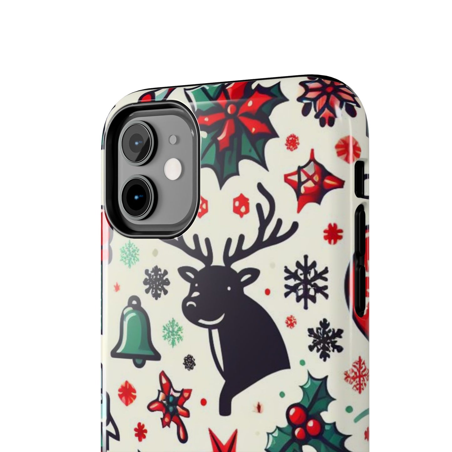 Cartoon Christmas Cheer – iPhone Case