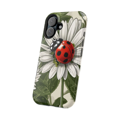 Ladybug & Daisy Garden Charm - MagSafe iPhone Case