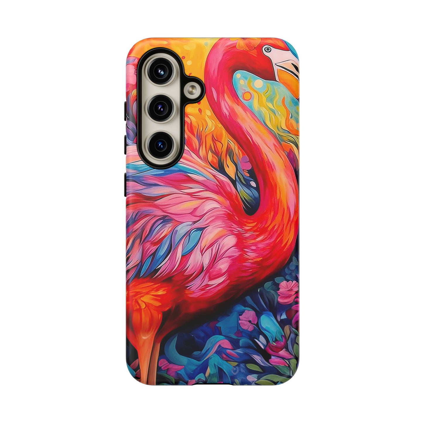 Flamingo Fiesta – Vibrant Flamingo Samsung Galaxy Phone Case