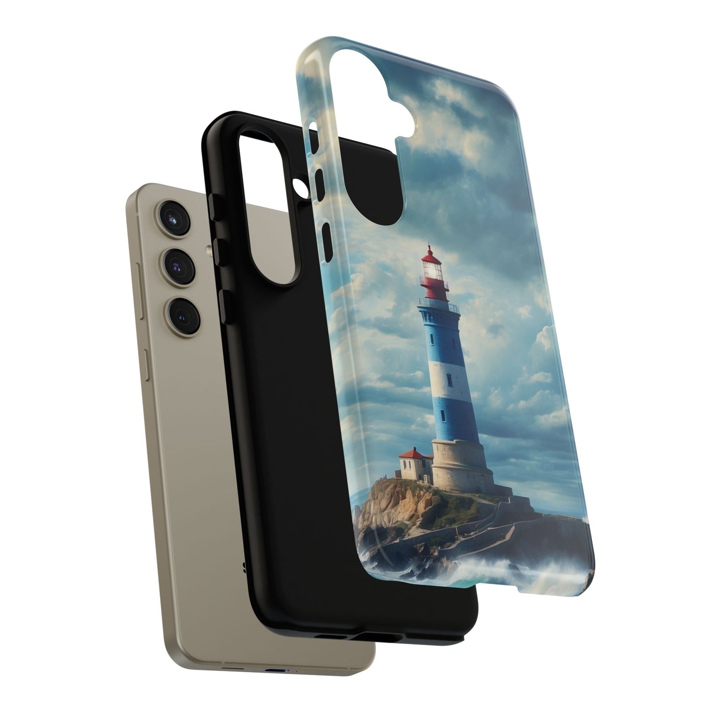 Samsung Galaxy Case - Coastal Lighthouse Design