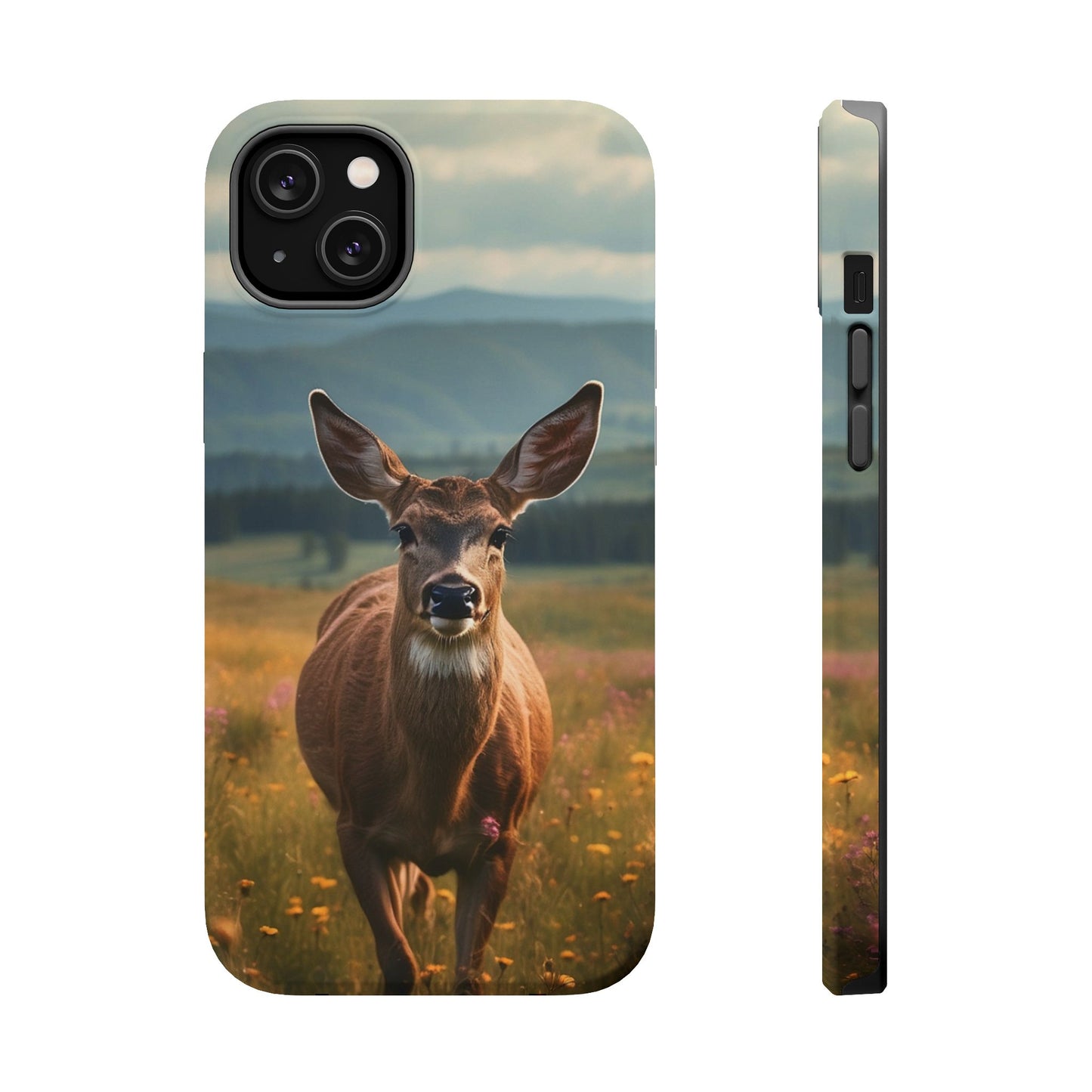 Rustic Meadow Deer – MagSafe iPhone Case