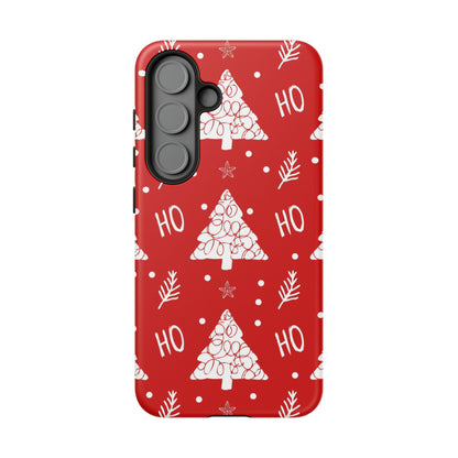 Samsung Galaxy Case: Ho Ho Ho – Christmas Tree Wonderland