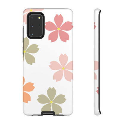 Pastel Sakura Blossom Tough Samsung Galaxy Case – Durable Design with Soft Matte Finish