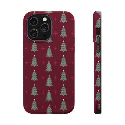 Retro Christmas Tree Pattern – MagSafe iPhone Series Case