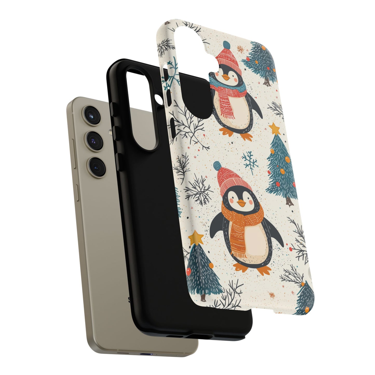 Penguin Wonderland – Snowy Christmas Cheer Samsung Galaxy Case