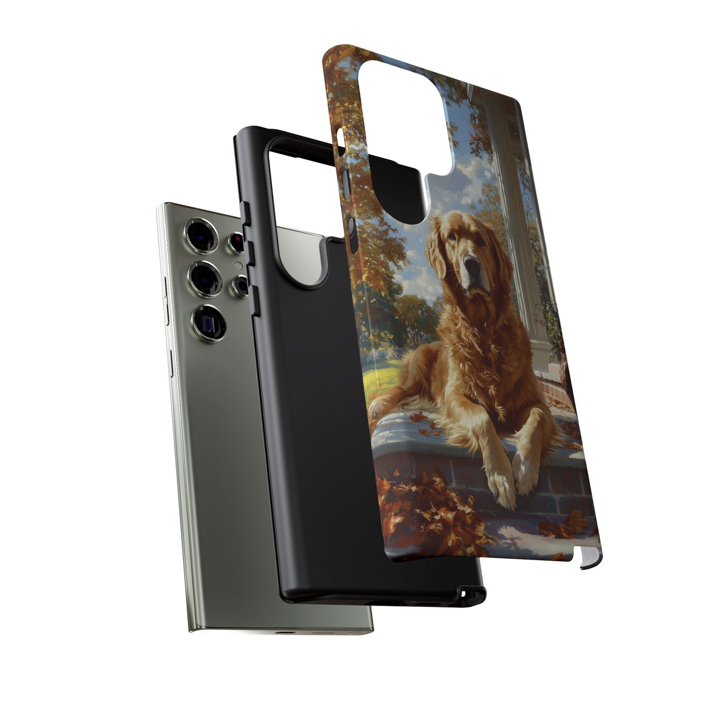 Golden Retriever Autumn Serenity - Samsung Galaxy Series Case