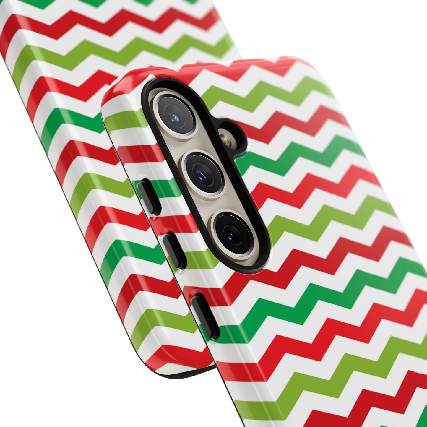 Vibrant Fiesta Chevron – Yellow Green, Green & Red Geometric Case