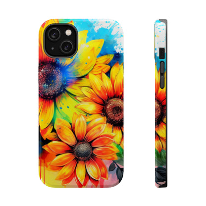 Vibrant Sunflower Splash - MagSafe iPhone Series Case