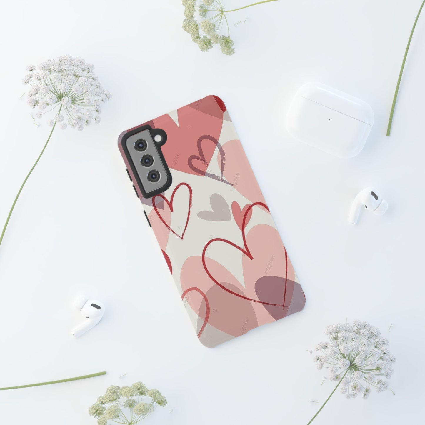 Romantic Red Hearts Samsung Galaxy Case