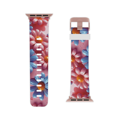 Pastel Daisy 3D Apple Watch Band