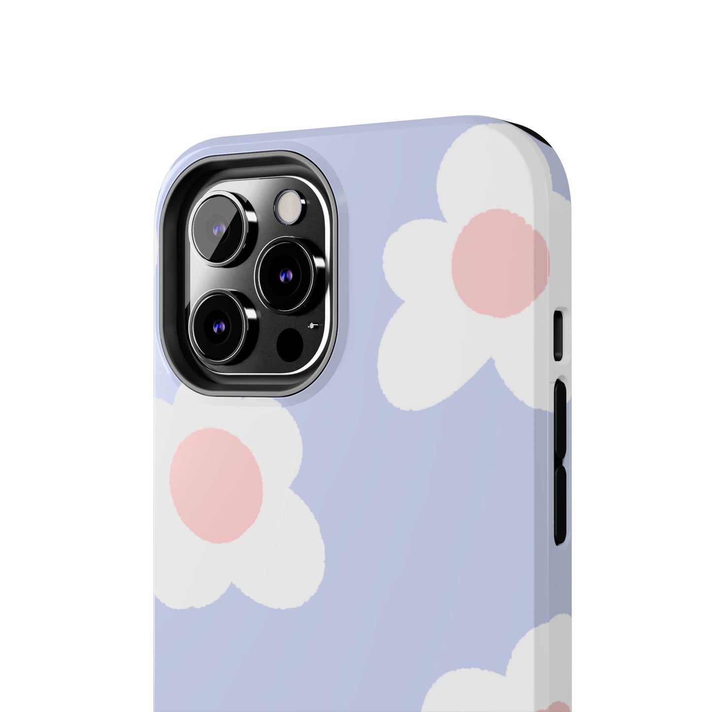 Retro Daisy Pastel Tough iPhone Case – Durable Design with Soft Matte Finish