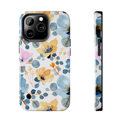 Spring Radiance – iPhone Series Case with Bright Watercolor Flowers