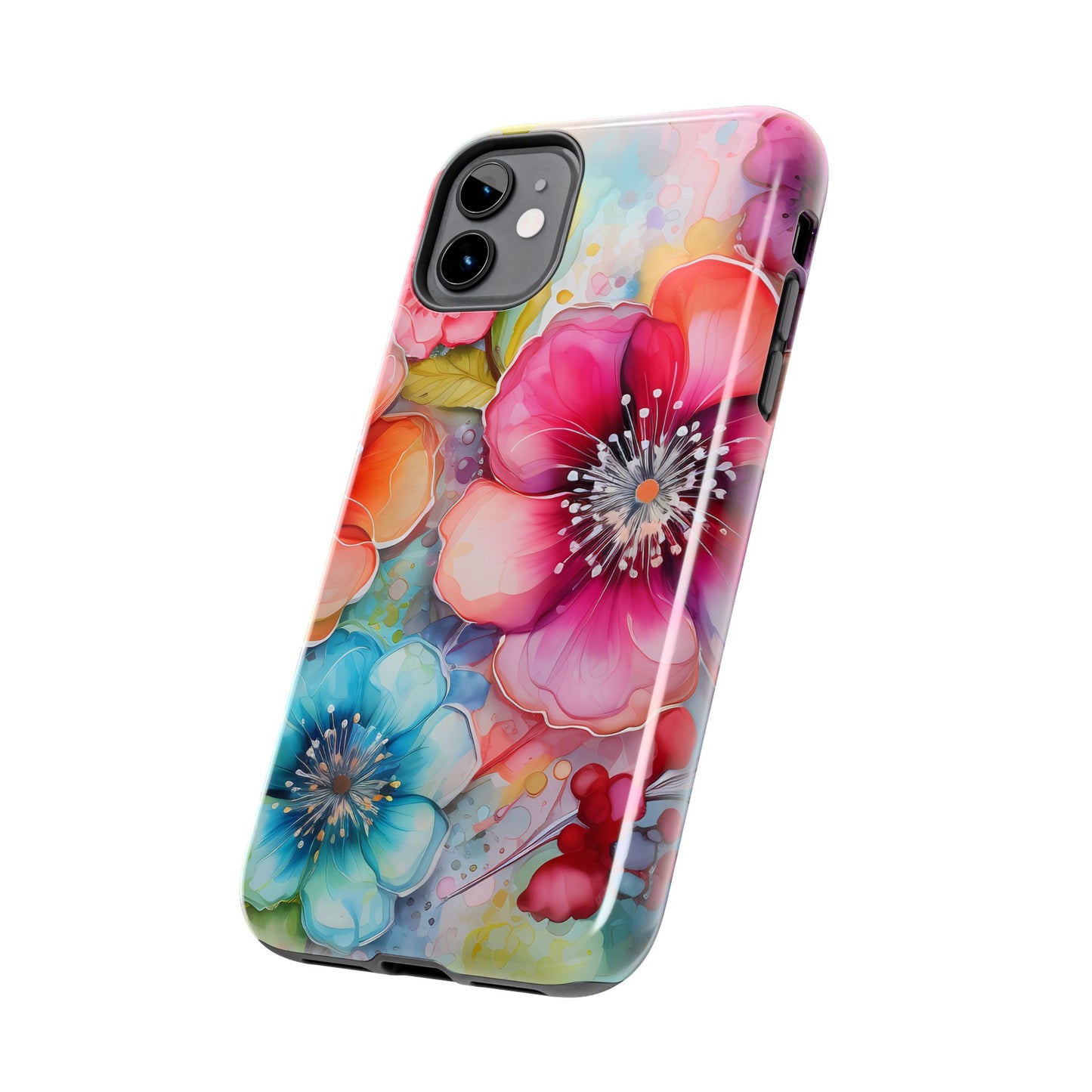 Vibrant Watercolor Floral Garden - iPhone Series Case