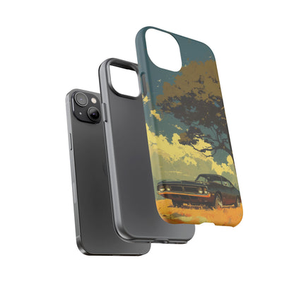 Retro Road Trip Vintage Car iPhone Case