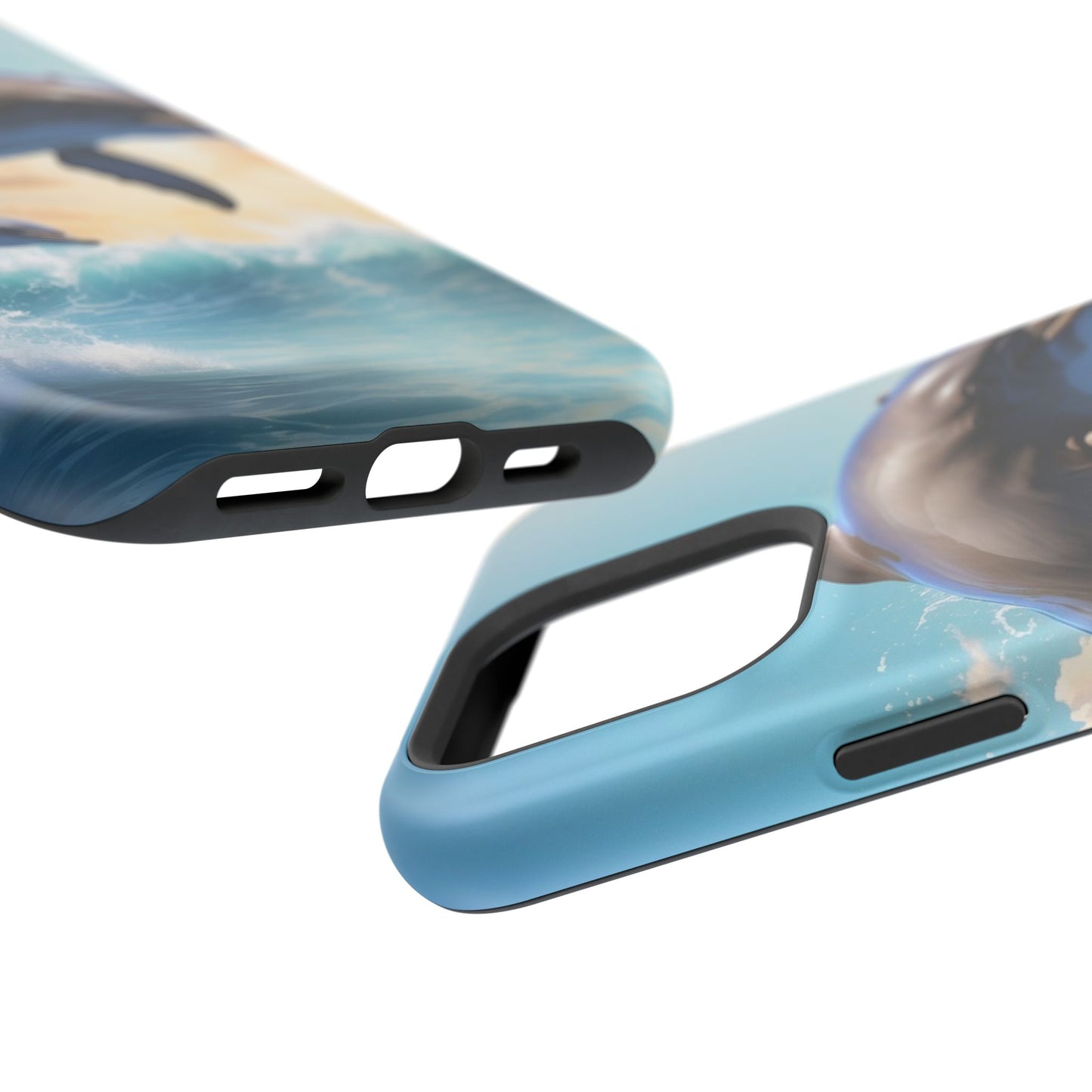 Dolphin Galaxy Splash - MagSafe-Compatible Case