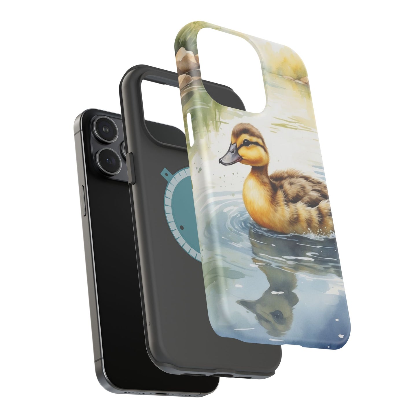 Graceful Duck Reflection – MagSafe iPhone Case