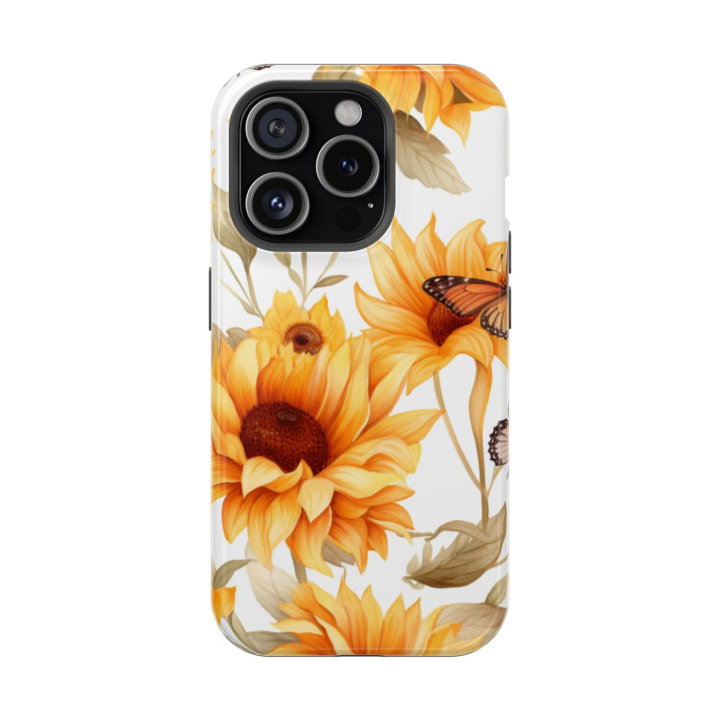 Sunflower & Monarch Garden - MagSafe iPhone Series Case