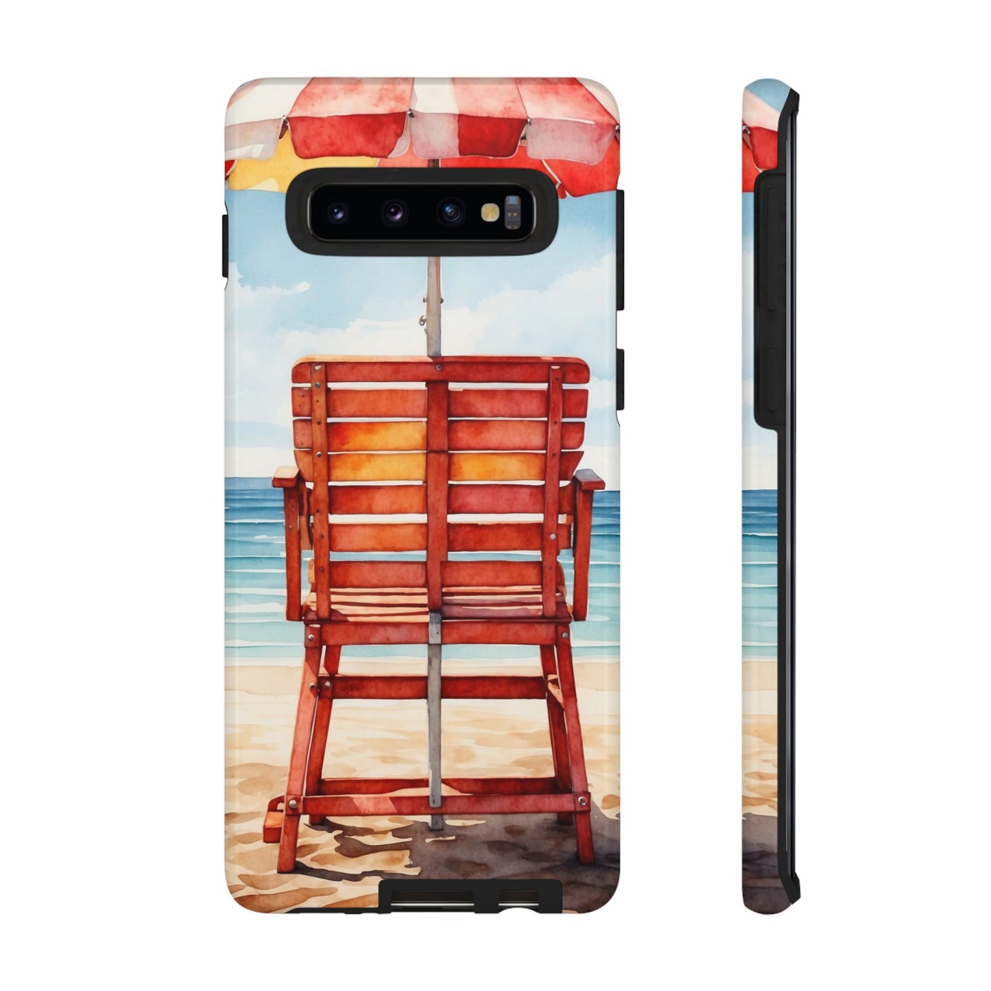 Beachfront Sunset Lounge Samsung Galaxy Case – Rearview Edition