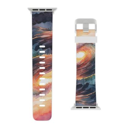 Ocean Sunrise Wave Apple Watch Band