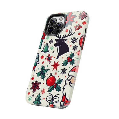 Cartoon Christmas Cheer – iPhone Case