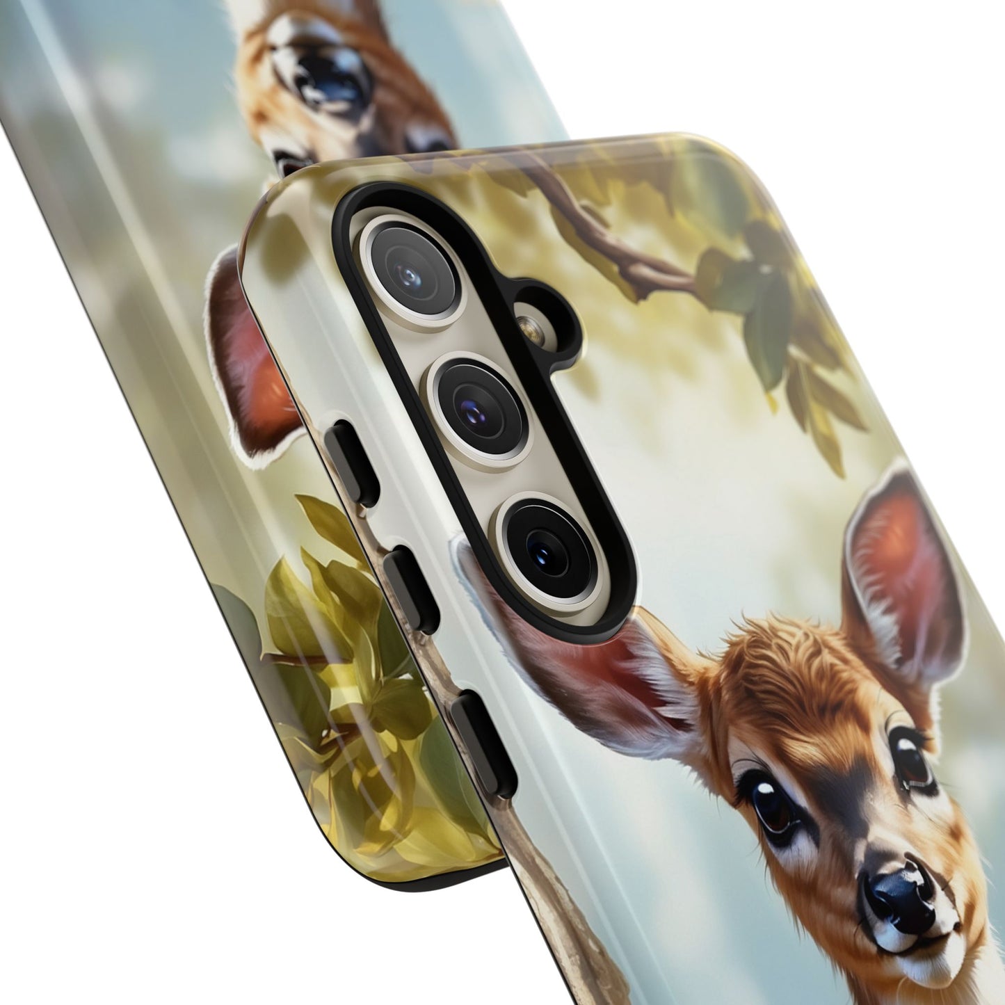 Whimsical Fawn in a Sunlit Forest Samsung Galaxy Case