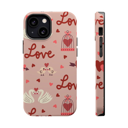 Lovebirds & Swans MagSafe iPhone Case