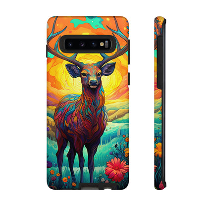 Vibrant Stag in Bloom – Samsung Galaxy Case