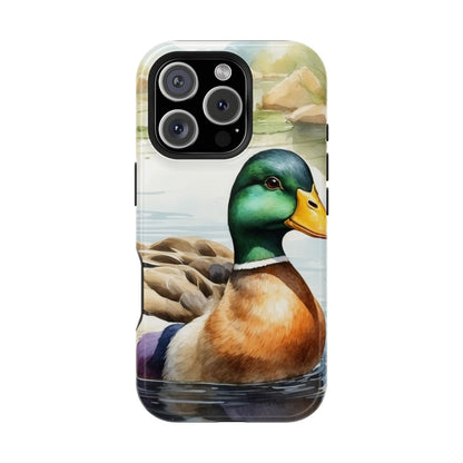 Serene Duck Reflection - MagSafe iPhone Case