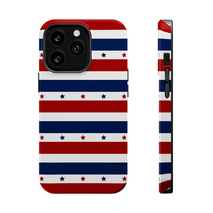 Patriotic Stars MagSafe iPhone Case