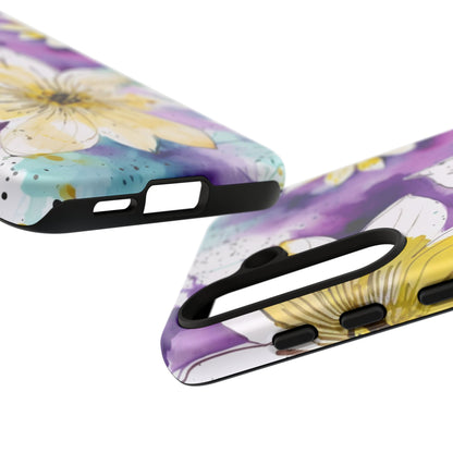 Abstract Floral Watercolor Splash - Samsung Galaxy Series Case