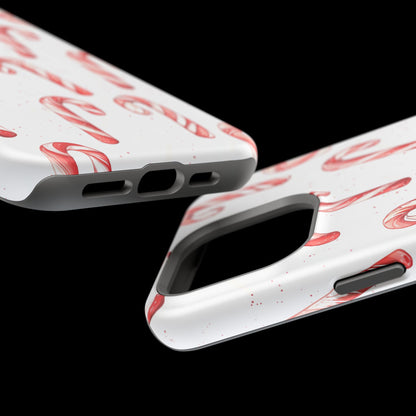 Candy Cane Christmas Pattern – MagSafe iPhone Series Case