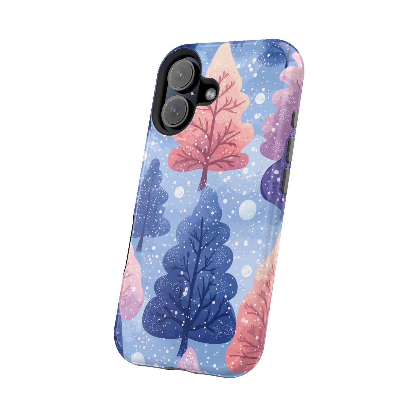 Pink & Purple Winter Wonderland - MagSafe iPhone Series Case